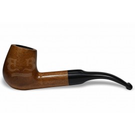 Cachimbo Bertoldi Elite Resina Natural Curvo Peça Única